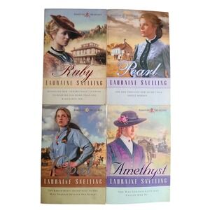 Lauraine Snelling Dakotah Treasures Series Books 1-4 Ruby Pearl Opal Amethyst